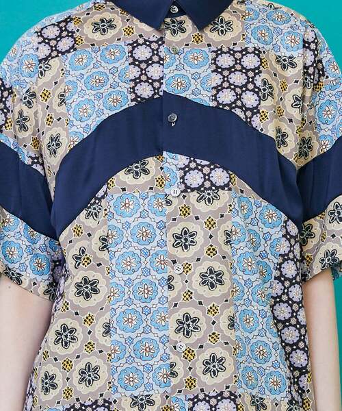 FRAPBOIS(フラボア)の「パッチクロア シャツ(シャツ/ブラウス・レディース・オレンジ系その他/ブルー系その他・2/1)」の19枚目の写真