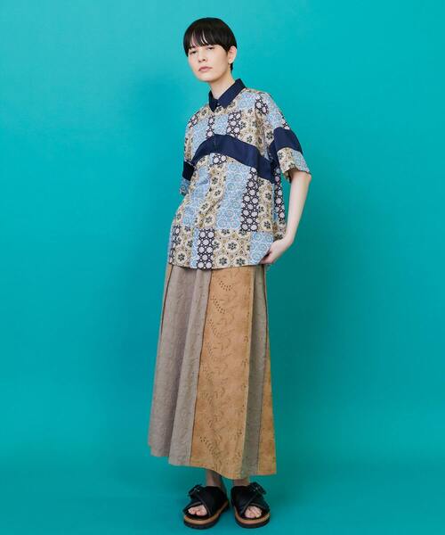 FRAPBOIS(フラボア)の「パッチクロア シャツ(シャツ/ブラウス・レディース・オレンジ系その他/ブルー系その他・2/1)」の17枚目の写真