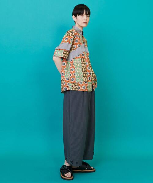 FRAPBOIS(フラボア)の「パッチクロア シャツ(シャツ/ブラウス・レディース・オレンジ系その他/ブルー系その他・2/1)」の8枚目の写真