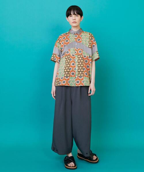 FRAPBOIS(フラボア)の「パッチクロア シャツ(シャツ/ブラウス・レディース・オレンジ系その他/ブルー系その他・2/1)」の7枚目の写真