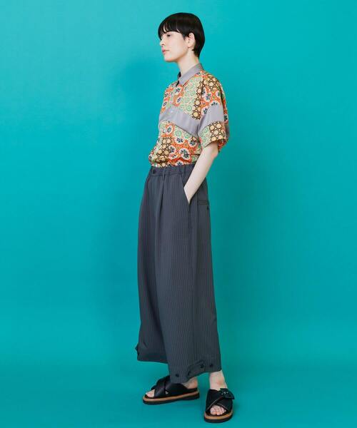 FRAPBOIS(フラボア)の「パッチクロア シャツ(シャツ/ブラウス・レディース・オレンジ系その他/ブルー系その他・2/1)」の5枚目の写真