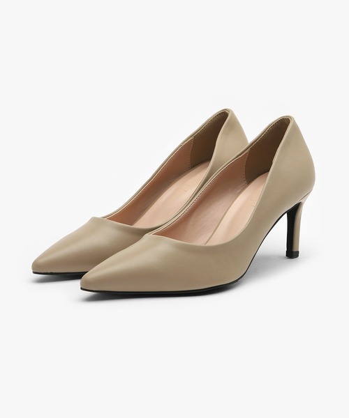 SAPPUN（サプン）の「Cameli ベーシック スティレットヒール (7cm)（パンプス・レディース・アイボリー/ブラック/ライトベージュ・22.0cm/22.5cm/23.0cm/23.5cm/24.0cm/24.5cm/25.0cm）」の5枚目の写真