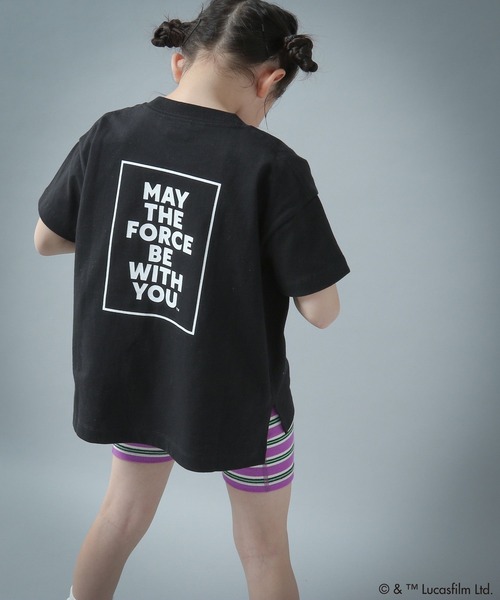 LOWRYS FARM（ローリーズファーム）の「ＳＴＡＲ　ＷＡＲＳ／ＢＩＧＴ　451870（Tシャツ/カットソー・キッズ・ブラック/ブラック系その他/キナリ/オフホワイト・130cm/140cm/110cm/150cm/120cm）」の3枚目の写真