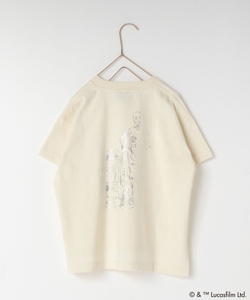 LOWRYS FARM（ローリーズファーム）の「ＳＴＡＲ　ＷＡＲＳ／ＢＩＧＴ　451870（Tシャツ/カットソー・キッズ・ブラック/ブラック系その他/キナリ/オフホワイト・130cm/140cm/110cm/150cm/120cm）」の5枚目の写真