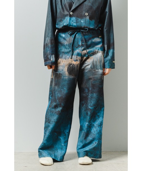 minius(ミニウス)の「【EM(em)】Room wear Long Pants/アートデザインルームウェア/ロングパンツ(その他パンツ・レディース・ピンク系その他/ブルー系その他2/オレンジ系その他/ベージュ系その他/レッド系その他/ブルー系その他・MEDIUM/LARGE)」の2枚目の写真