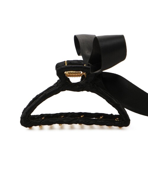 ROPE' PICNIC（ロペピクニック）の「サテンリボンヘアバンスクリップ（バレッタ/ヘアクリップ・レディース・ブラウン系その他2/ブラック・FREE）」の5枚目の写真