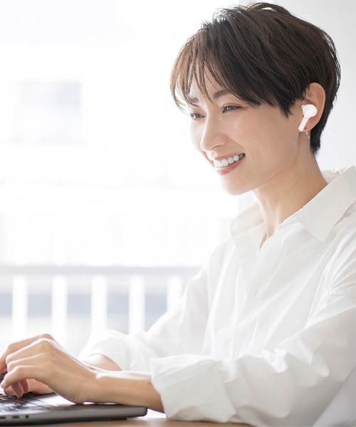 CALIFORNIA OUTFITTERS（カリフォルニア アウトフィッターズ）の「5B4ワイヤレス ステレオ ブルートゥース イヤホン  Bluetooth5.3 イヤホン iphone 高音質 ブルートゥースイヤホン Android 長時間連続再生 3時間 コンパクト ブルートゥース 完全ワイヤレスイヤホン 通話 片耳対応 軽量 小さい（ヘッドフォン/イヤホン・メンズ・ホワイト・ONESIZE）」の5枚目の写真