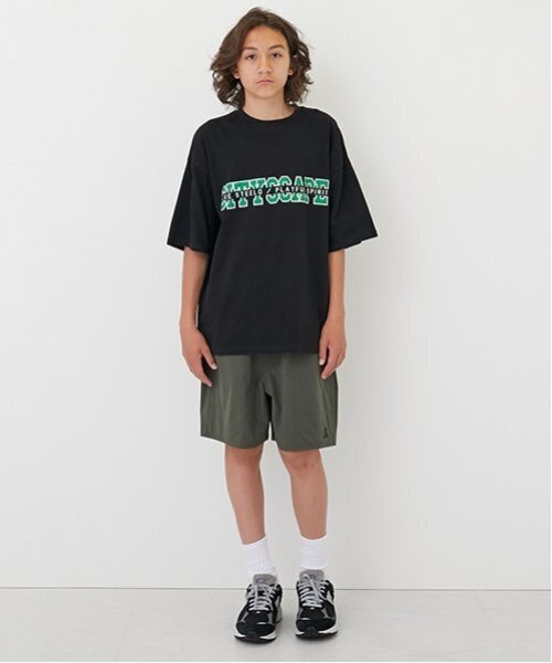 GLAZOS（グラソス）の「【大人向けサイズあり】【Easycare】ポリリップ・ショーツ（その他パンツ・キッズ・チャコール/カーキ/ブラック・S/M/L/LL）」の10枚目の写真