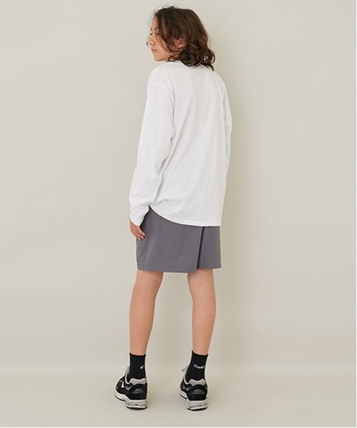 GLAZOS（グラソス）の「【大人向けサイズあり】【Easycare】ポリリップ・ショーツ（その他パンツ・キッズ・チャコール/カーキ/ブラック・S/M/L/LL）」の15枚目の写真