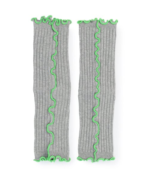 BREEZE（ブリーズ）の「【Bpop】メロウリブレッグウォーマー（ベビーシューズ/ベビーソックス・キッズ・オレンジ/アイボリー/グレー・90）」の7枚目の写真