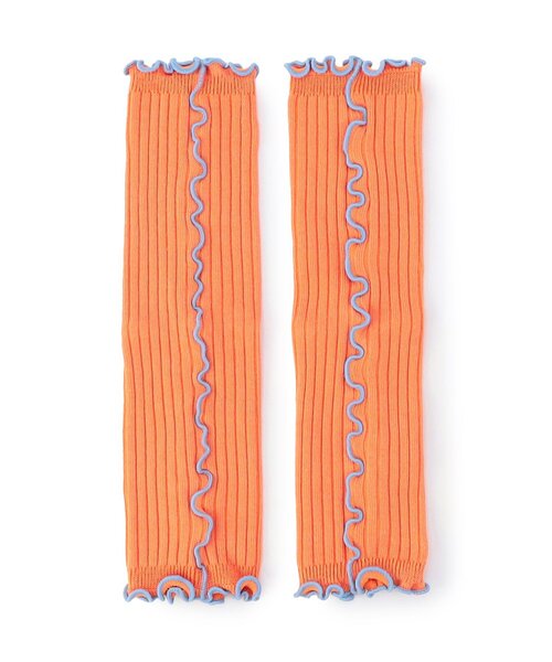 BREEZE（ブリーズ）の「【Bpop】メロウリブレッグウォーマー（ベビーシューズ/ベビーソックス・キッズ・オレンジ/アイボリー/グレー・90）」の9枚目の写真