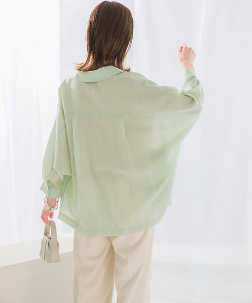 URBAN RESEARCH ROSSO WOMEN(アーバンリサーチ ロッソ)の「シアードルマンジャケット(その他アウター・レディース・オフホワイト/ミント・FREE)」の15枚目の写真