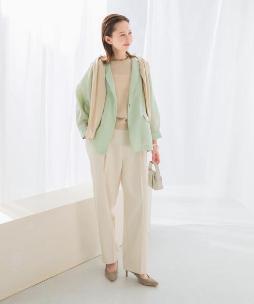 URBAN RESEARCH ROSSO WOMEN(アーバンリサーチ ロッソ)の「シアードルマンジャケット(その他アウター・レディース・オフホワイト/ミント・FREE)」の16枚目の写真