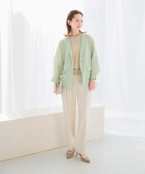 URBAN RESEARCH ROSSO WOMEN(アーバンリサーチ ロッソ)の「シアードルマンジャケット(その他アウター・レディース・オフホワイト/ミント・FREE)」の18枚目の写真