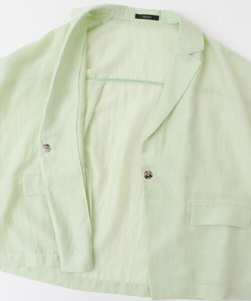 URBAN RESEARCH ROSSO WOMEN(アーバンリサーチ ロッソ)の「シアードルマンジャケット(その他アウター・レディース・オフホワイト/ミント・FREE)」の9枚目の写真