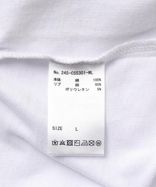 WHITELAND(ホワイトランド)の「【WEB&DEPOT限定】WHITELAND/ホワイトランド/OWL/LOGO SST/半袖Tシャツ(Tシャツ/カットソー・メンズ・ブラック/ホワイト・M/L)」の5枚目の写真