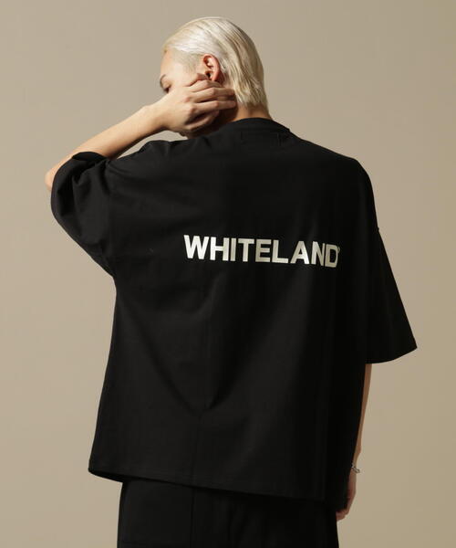 WHITELAND(ホワイトランド)の「【WEB&DEPOT限定】WHITELAND/ホワイトランド/OWL/LOGO SST/半袖Tシャツ(Tシャツ/カットソー・メンズ・ブラック/ホワイト・M/L)」の1枚目の写真