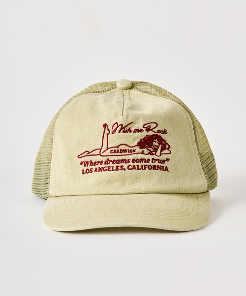 THE BAREFOOT（ベアフット）の「【 Chadwick / チャドウィック 】ピグメント ビッグシルエット メッシュキャップ（キャップ・メンズ・ブラック/ブラウン/オリーブドラブ/ベージュ/ネイビー・FREE）」の14枚目の写真