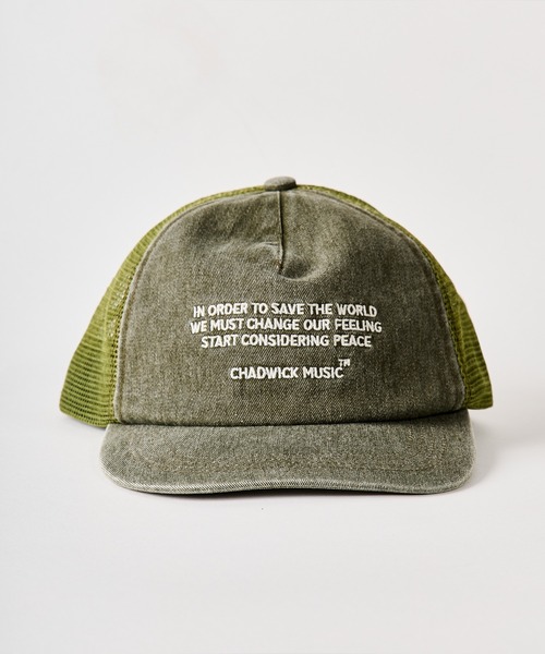 THE BAREFOOT（ベアフット）の「【 Chadwick / チャドウィック 】ピグメント ビッグシルエット メッシュキャップ（キャップ・メンズ・ブラック/ブラウン/オリーブドラブ/ベージュ/ネイビー・FREE）」の17枚目の写真