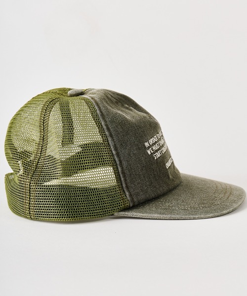 THE BAREFOOT（ベアフット）の「【 Chadwick / チャドウィック 】ピグメント ビッグシルエット メッシュキャップ（キャップ・メンズ・ブラック/ブラウン/オリーブドラブ/ベージュ/ネイビー・FREE）」の18枚目の写真