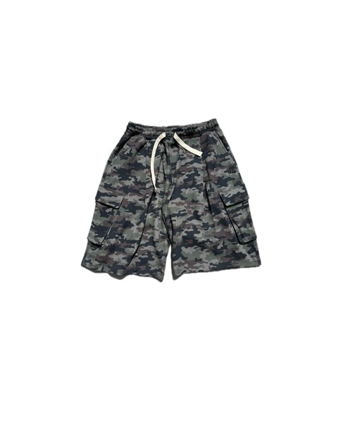 codegraphy（コードグラフィー）の「Cargo Sweat Bermuda Shorts CBEUUTT003（スウェットパンツ・メンズ・Black/カモフラージュ/Navy/DK.Gray/PINK・LARGE/MEDIUM/SMALL）」の5枚目の写真