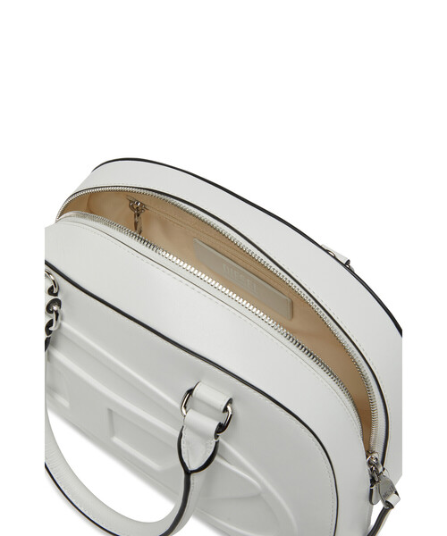 最新作！ロゴ！１DR【DIESEL】ディーゼル 1dr dome top handle 1DR DOME TOP HANDLE 1DR Dome-Leather bowling bag｜ブラック