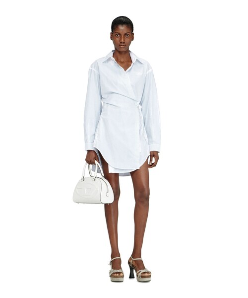 DIESEL(ディーゼル)の「ウィメンズ ハンドバッグ 1DR 2.0 1DR DOME HANDLE HANDBAG(ハンドバッグ・レディース・ブラック/ホワイト・UNI)」の13枚目の写真