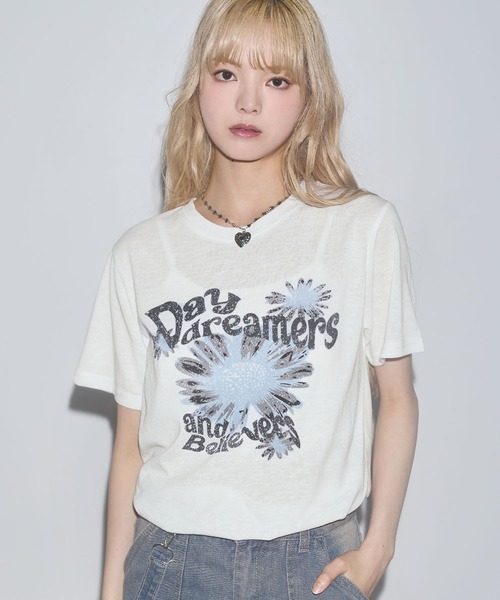 Y2K グラフィックプリントTシャツ（Tシャツ/カットソー