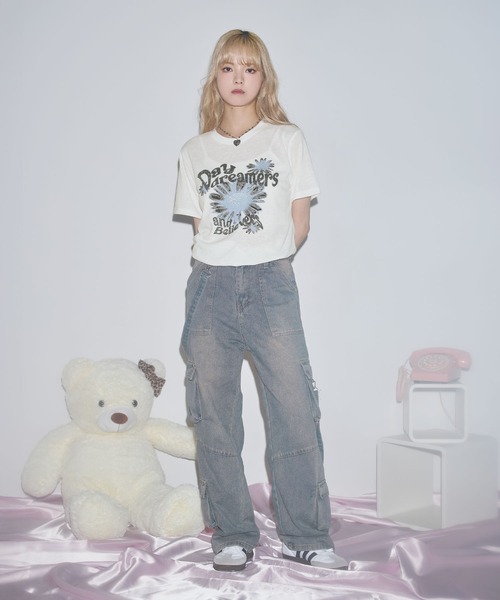 Y2K グラフィックプリントTシャツ（Tシャツ/カットソー