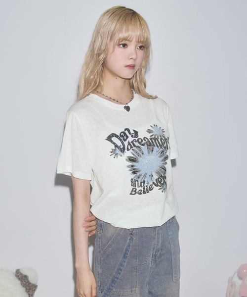 Y2K グラフィックプリントTシャツ（Tシャツ/カットソー