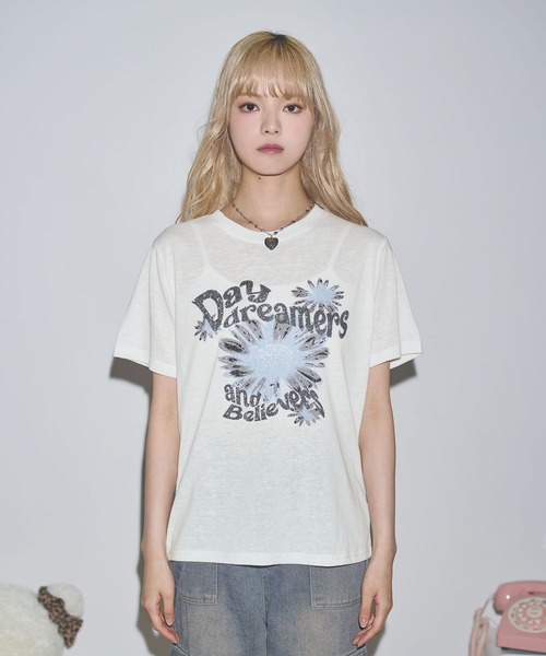 Y2K グラフィックプリントTシャツ（Tシャツ/カットソー
