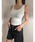 KONVINI�i�R���r�j�j�́u�X�����t�B�b�g���n�^���N�g�b�v/slimfit round tank�iT�V���c/�J�b�g�\�[�j�v�b�z���C�g