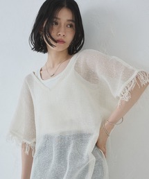 hunch（ハンチ）の「メッシュ ジレワンピース（ワンピース）」