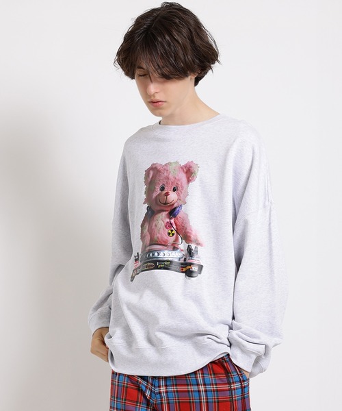 MILKBOY(ミルクボーイ)の「DJ BEAR スウェット(スウェット・メンズ・B/A/C・M/L)」の2枚目の写真