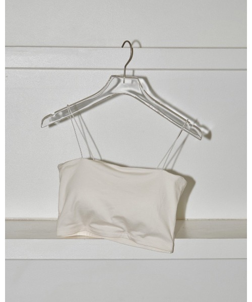 TODAYFUL(トゥデイフル)の「TODAYFUL Cupin Flatseam Bratop(ブラジャー・レディース・ブラック/オフホワイト・FREE)」の9枚目の写真