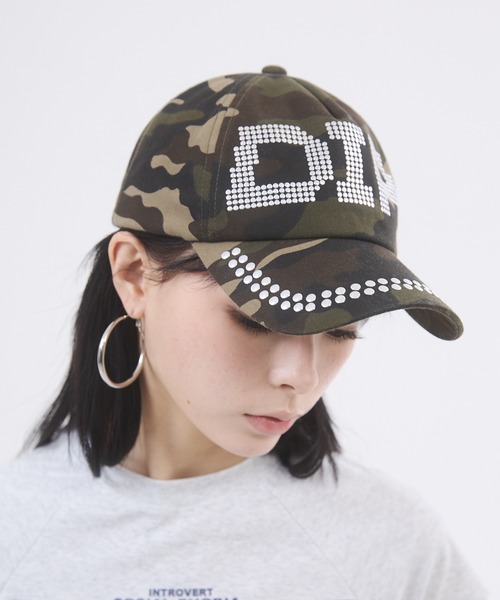 セール】DIAロゴスタッズキャップ カモフラ柄（キャップ