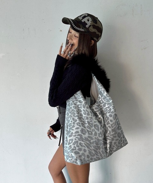 セール】DIAロゴスタッズキャップ カモフラ柄/レオパード柄（キャップ