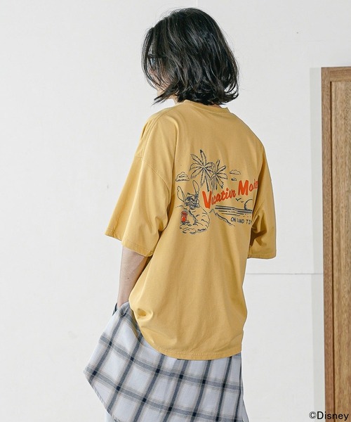 セール】Disney/スティッチデザインTシャツ（Tシャツ/カットソー