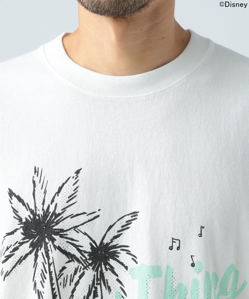Disney(ディズニー)の「Disney/スティッチデザインTシャツ(Tシャツ/カットソー・メンズ・オフホワイト/ブルー/チャコール/イエロー・MEDIUM/LARGE)」の15枚目の写真