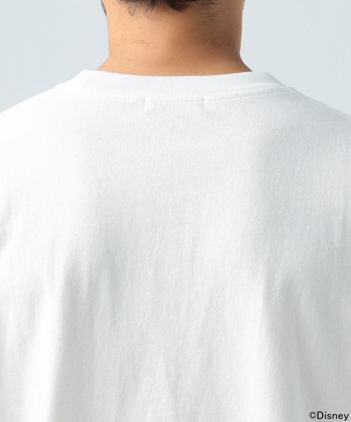 Disney(ディズニー)の「Disney/スティッチデザインTシャツ(Tシャツ/カットソー・メンズ・オフホワイト/ブルー/チャコール/イエロー・MEDIUM/LARGE)」の14枚目の写真