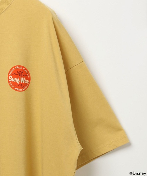 Disney(ディズニー)の「Disney/スティッチデザインTシャツ(Tシャツ/カットソー・メンズ・オフホワイト/ブルー/チャコール/イエロー・MEDIUM/LARGE)」の7枚目の写真
