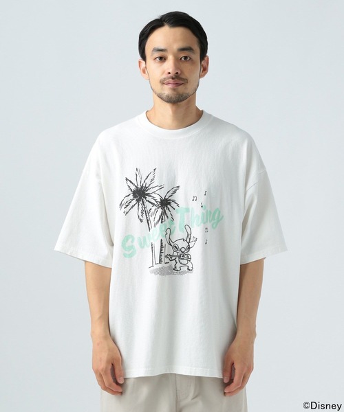 Disney/スティッチデザインTシャツ（Tシャツ/カットソー