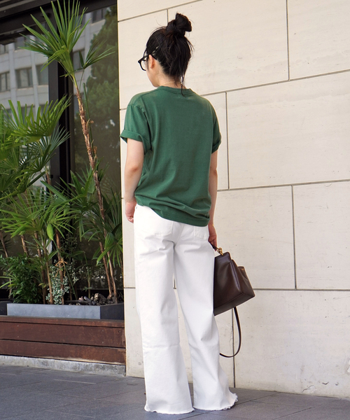 Citizens of humanity（シチズンズオブヒューマニティー）の「【CITIZENS of HUMANITY】LYRA WIDE LEG CROP（デニムパンツ・レディース・ホワイト・25/26/27/28/29）」の8枚目の写真