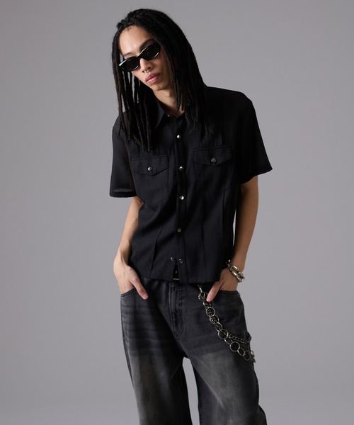 ANDER HUNK（アンダーハンク）の「Sheer Shirt Jacket / シアー