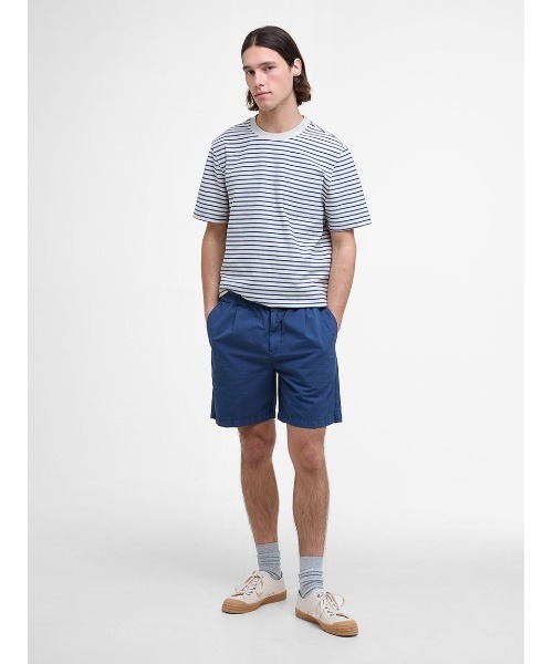 Barbour(バブアー)の「Frensham ストライプ Tシャツ(Tシャツ/カットソー・メンズ・ベージュ/ネイビー・SMALL/MEDIUM/LARGE)」の3枚目の写真