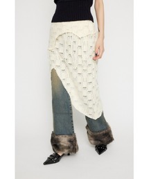 RANDOM HEM KNIT スカート