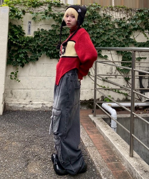 Candy Stripper（キャンディストリッパー）の「95 KNIT ボディスーツ（ニット/セーター・レディース・アイボリー/ブラック/ボルドー・FREE）」の14枚目の写真