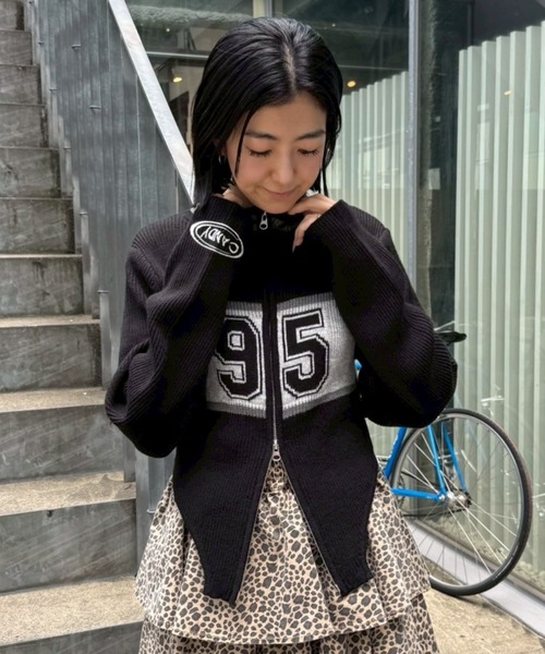 Candy Stripper（キャンディストリッパー）の「95 KNIT ボディスーツ（ニット/セーター・レディース・アイボリー/ブラック/ボルドー・FREE）」の18枚目の写真