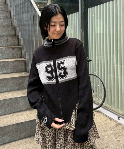 Candy Stripper（キャンディストリッパー）の「95 KNIT ボディスーツ（ニット/セーター・レディース・アイボリー/ブラック/ボルドー・FREE）」の16枚目の写真