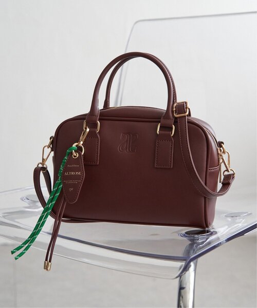 VENCEEXCHANGE（ヴァンスエクスチェンジ）の「ブリジット2WAYボストンバッグ（ボストンバッグ・レディース・ブラック/オフホワイト/ワイン/ブラウン・FREE）」の3枚目の写真